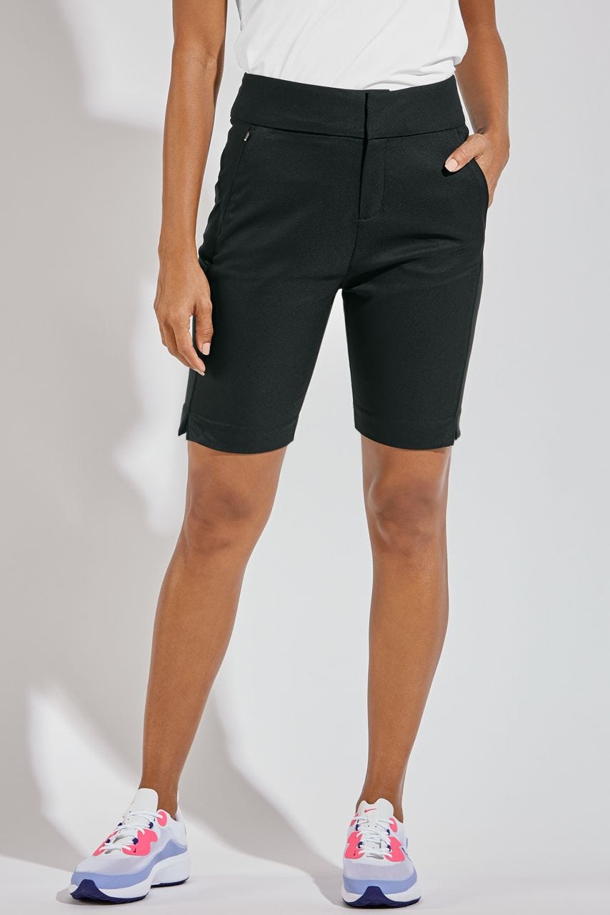 7.Women's Valorus Golf Shorts | Black