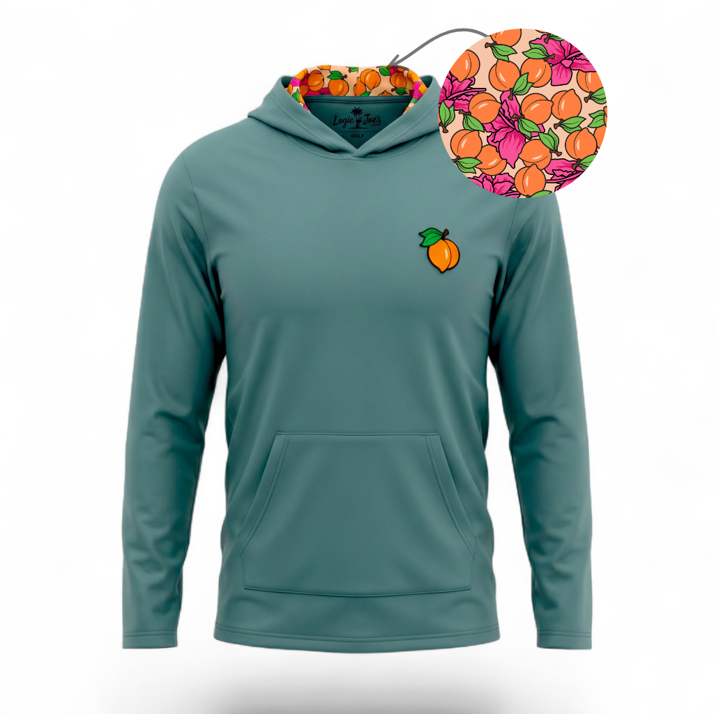 AMW.Peach Bellini Performance Hoodie | Lightweight Unisex Moisture-Wicking Athletic Hoodie