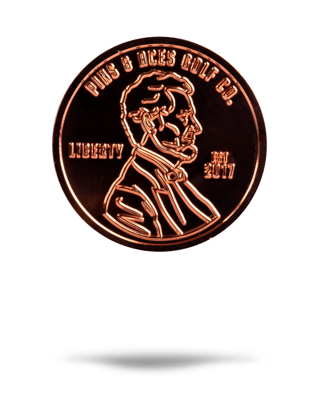 BM.Pins & Aces Penny Ball Marker