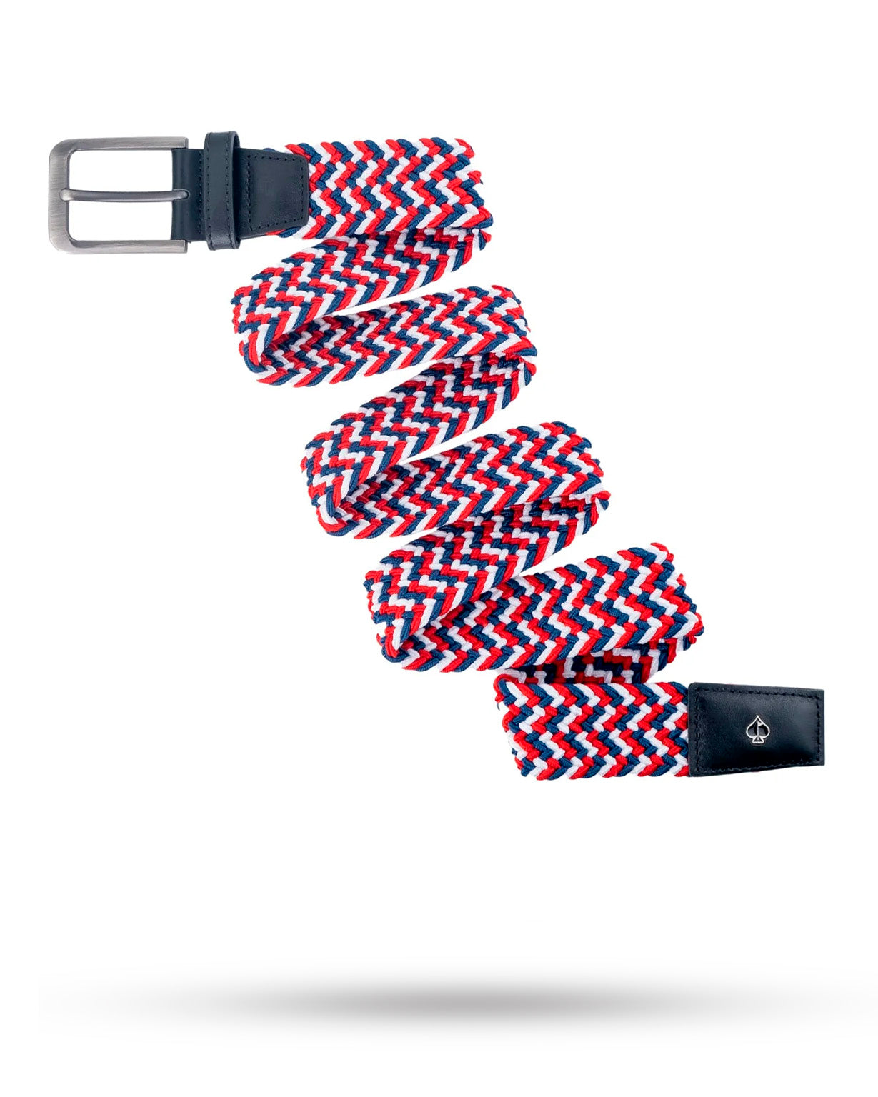 AB.Pins Belt - Red White & Blue