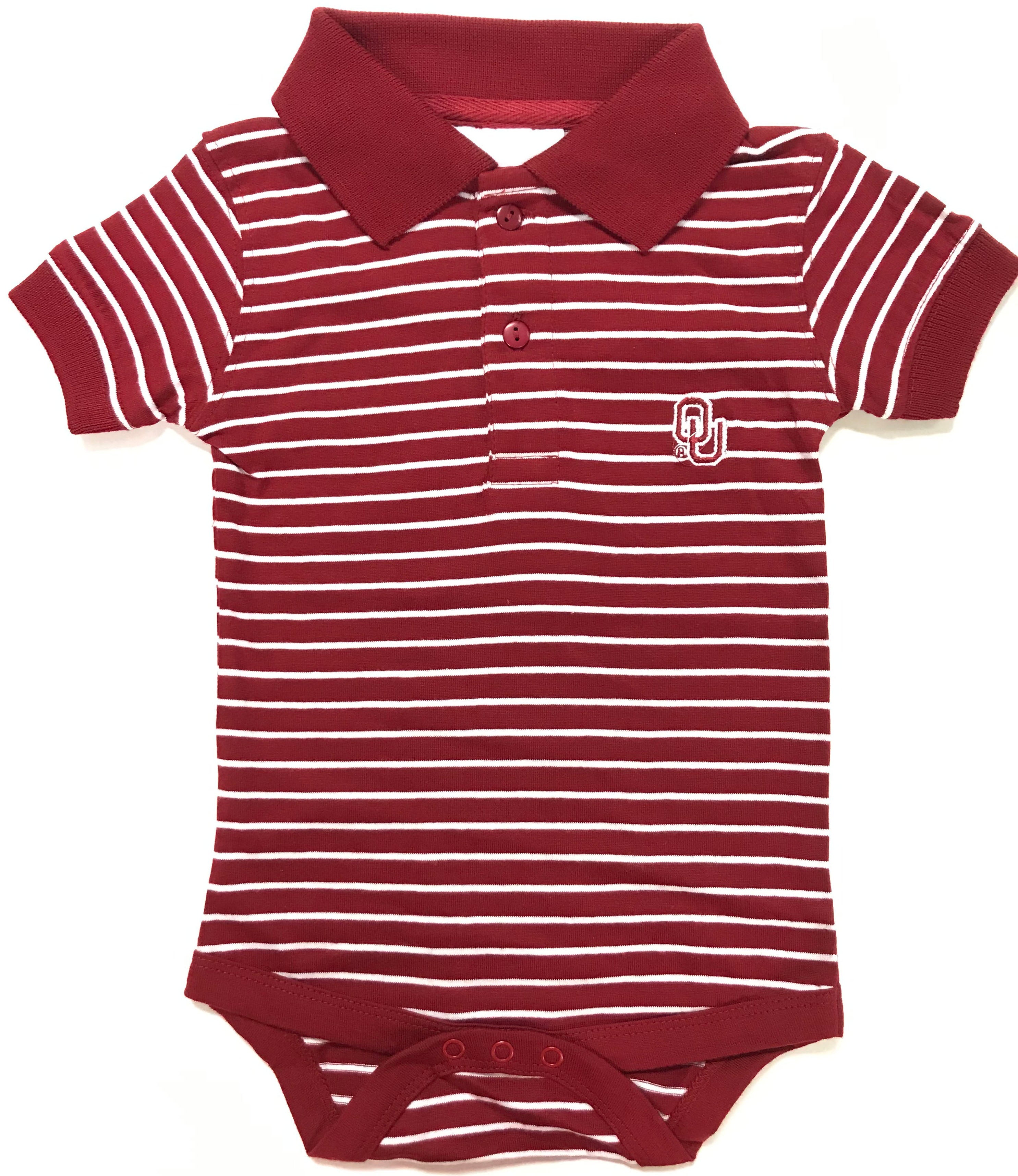 Oklahoma Jersey Stripe Golf Creeper