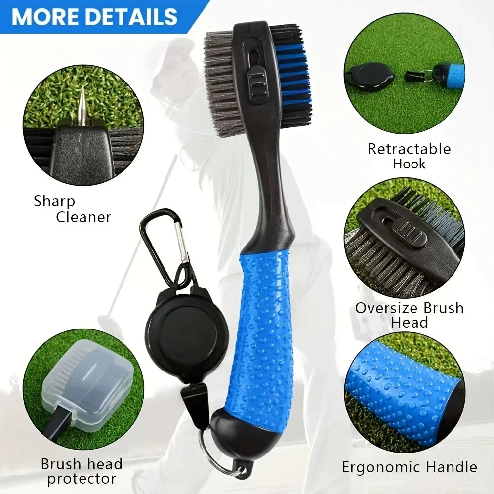 Golf Cleaning Brushes, Durable Club Cleaning Tools, Lightweight Golf Club Cleaners, Golf Accessories