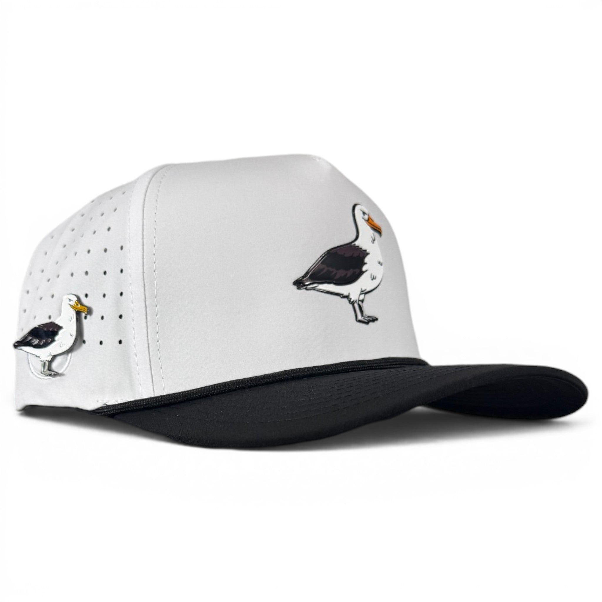 7.1Albatross Golf Hat | Snapback Cap | Built-in Magnetic Ball Marker Holder + Marker Included | Adjustable | Bird