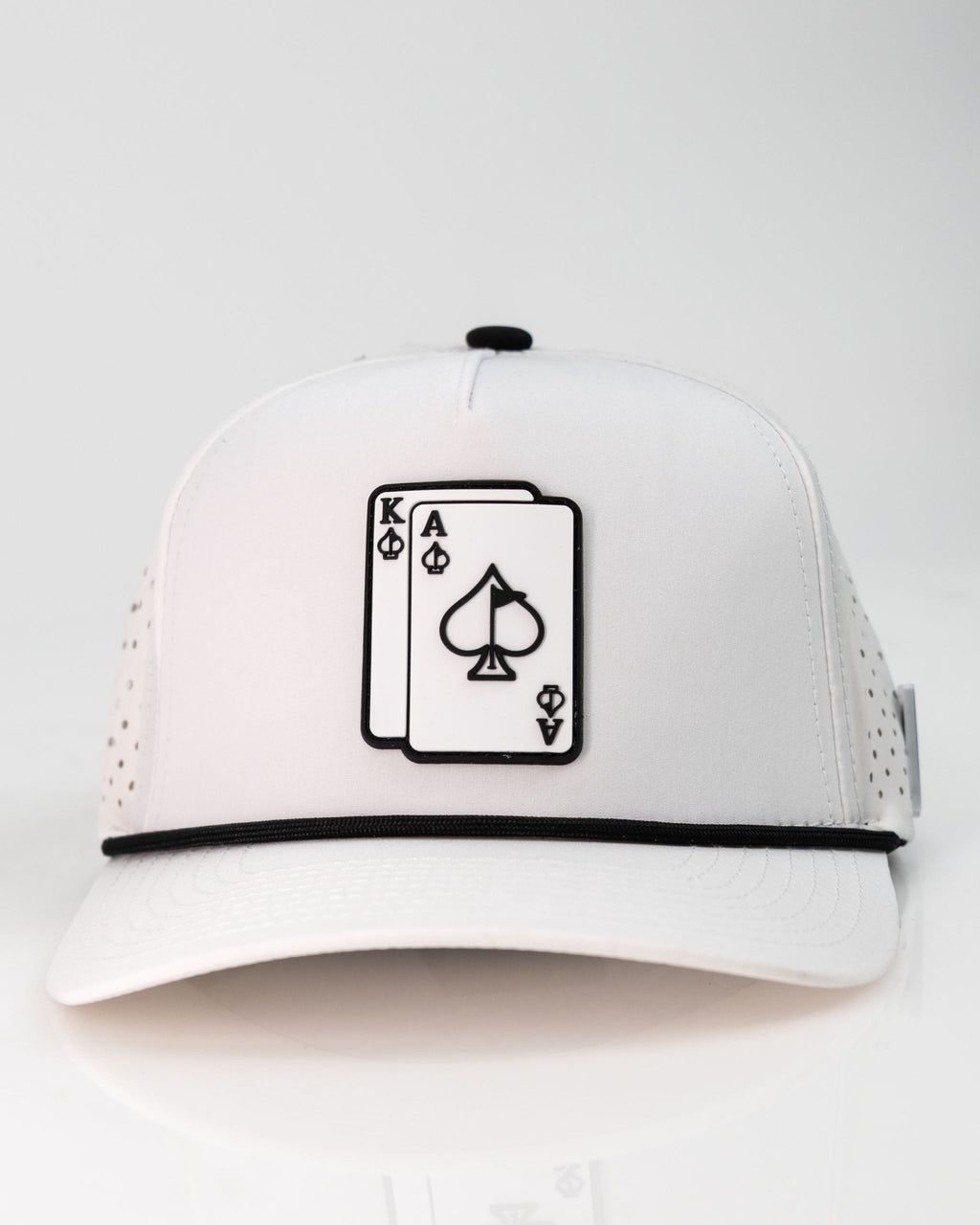 A.Ace/King White - Perforated Rope Hat