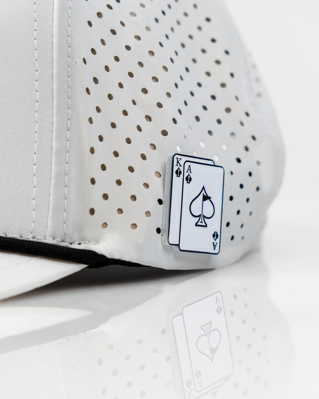 A.Ace/King White - Perforated Rope Hat