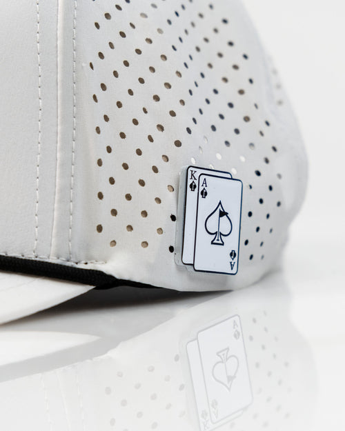 A.Ace/King White - Perforated Rope Hat