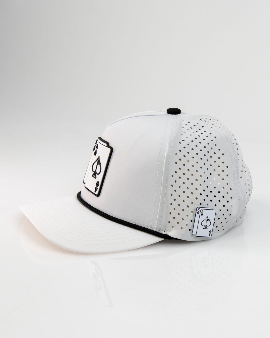 A.Ace/King White - Perforated Rope Hat