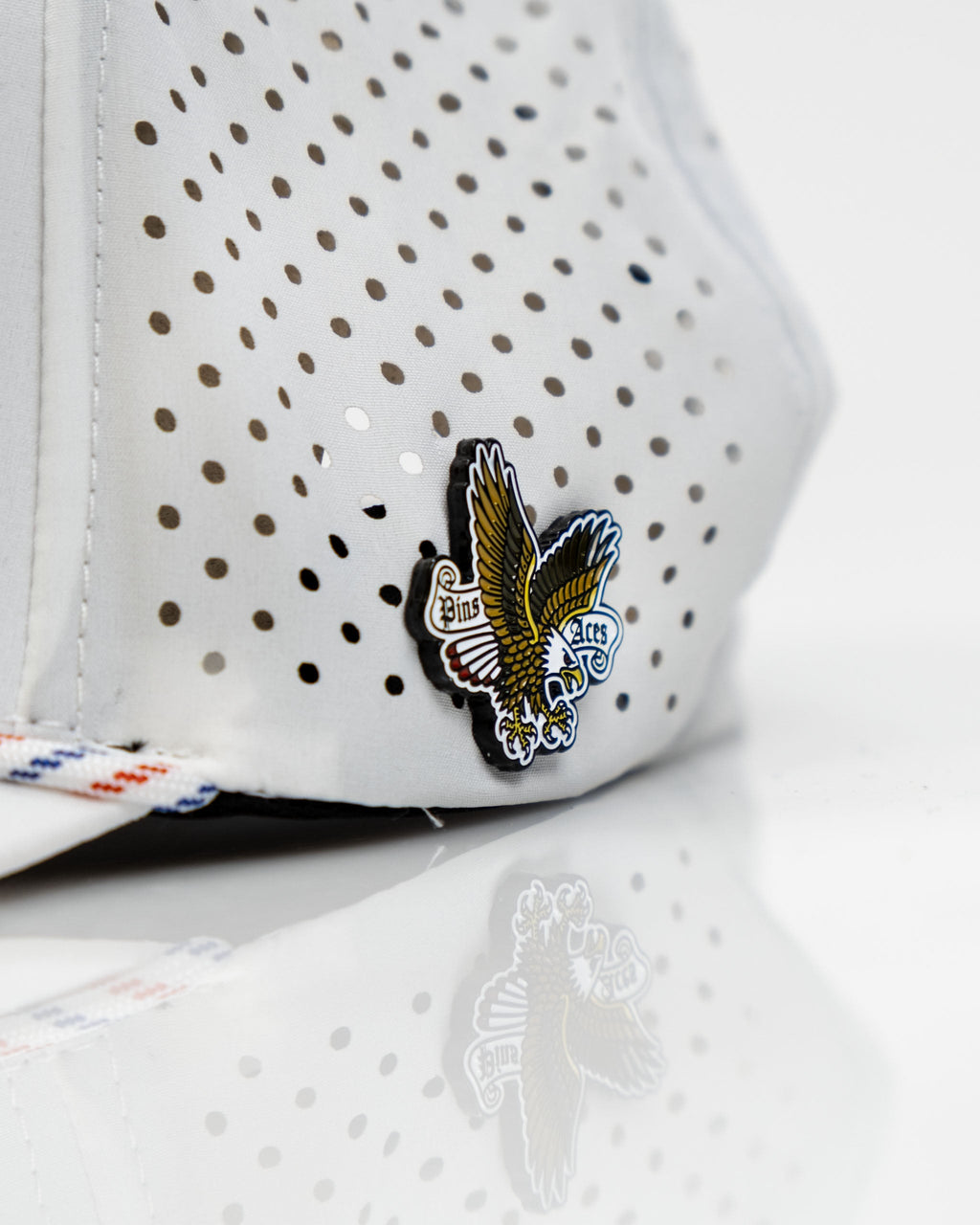 7.1P/AFreedom Eagle White - Perforated Rope Hat