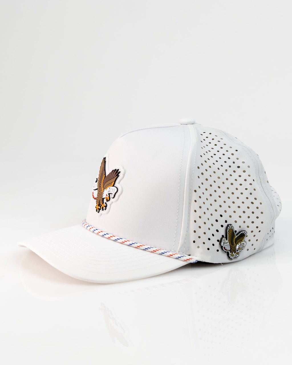 7.1P/AFreedom Eagle White - Perforated Rope Hat