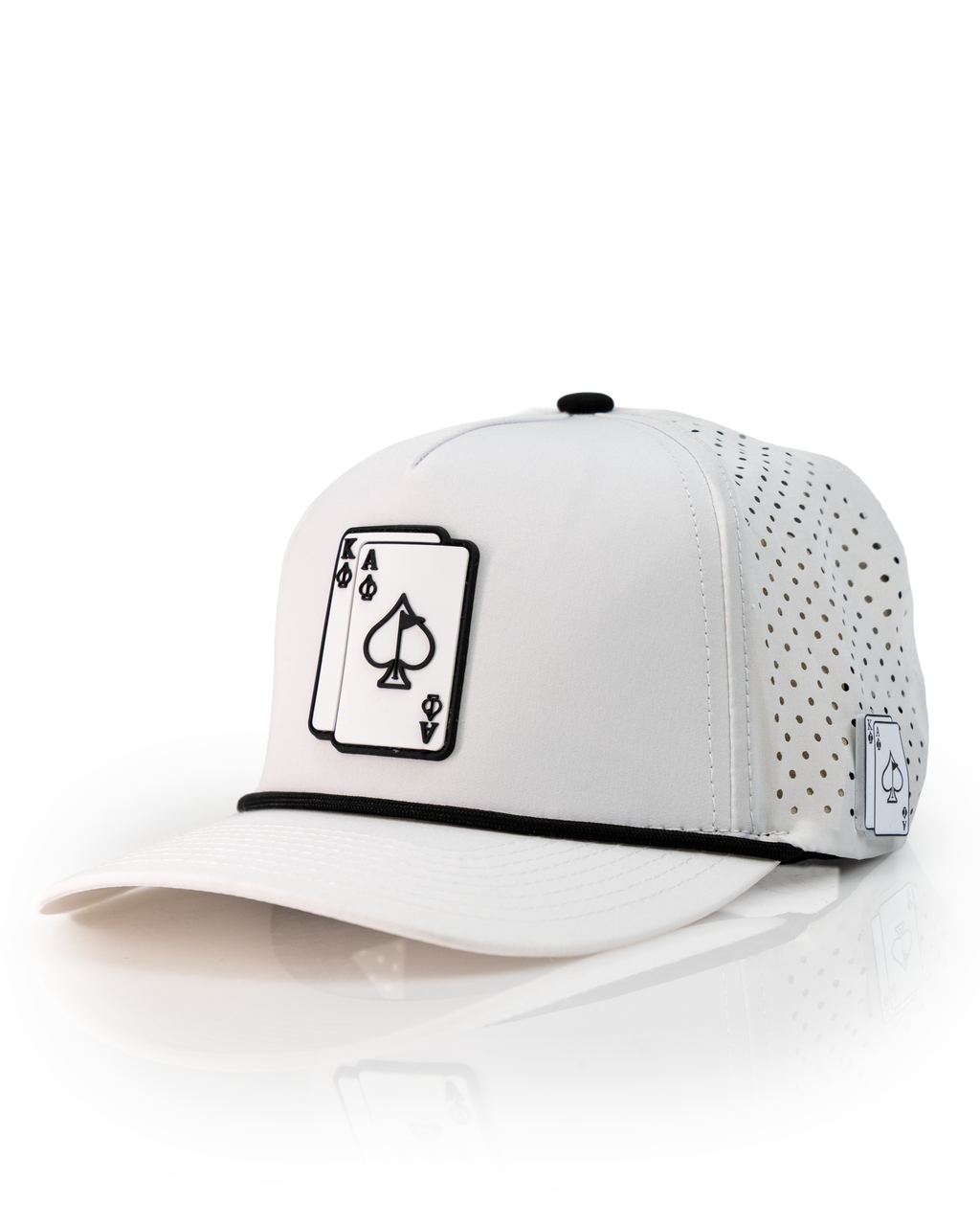 A.Ace/King White - Perforated Rope Hat