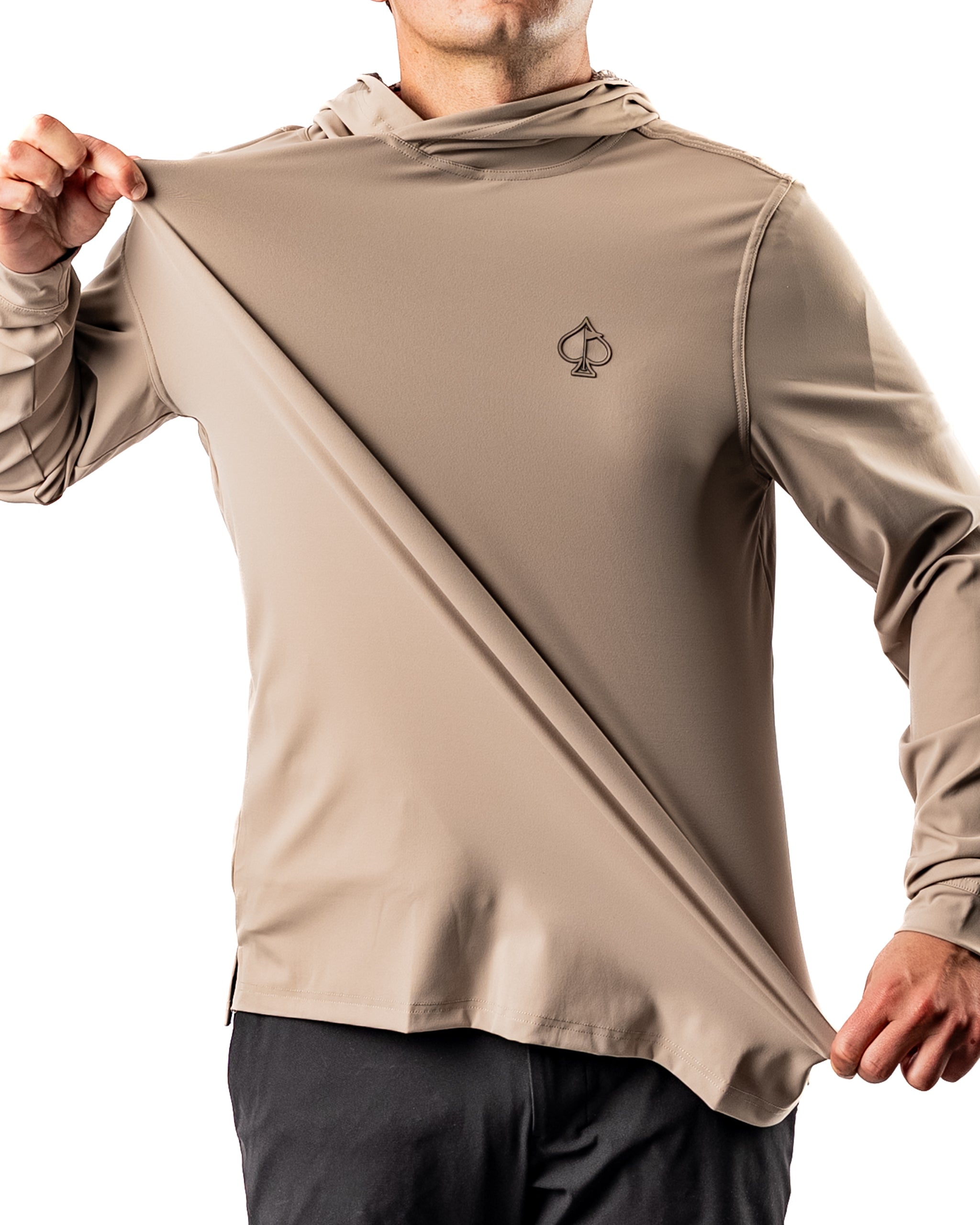 AM1.Performance Golf Hoodie - Big Blind Ash