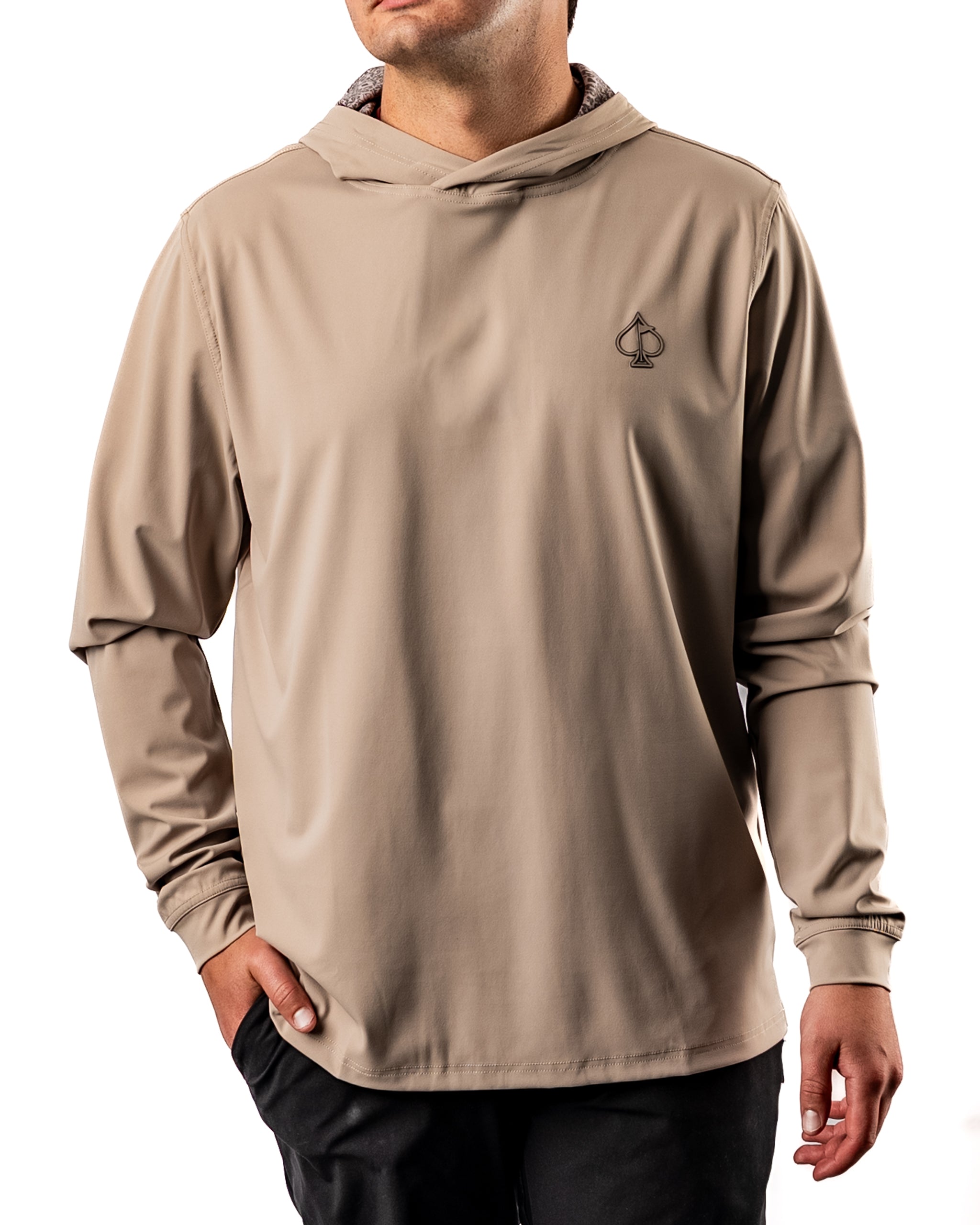 AM1.Performance Golf Hoodie - Big Blind Ash