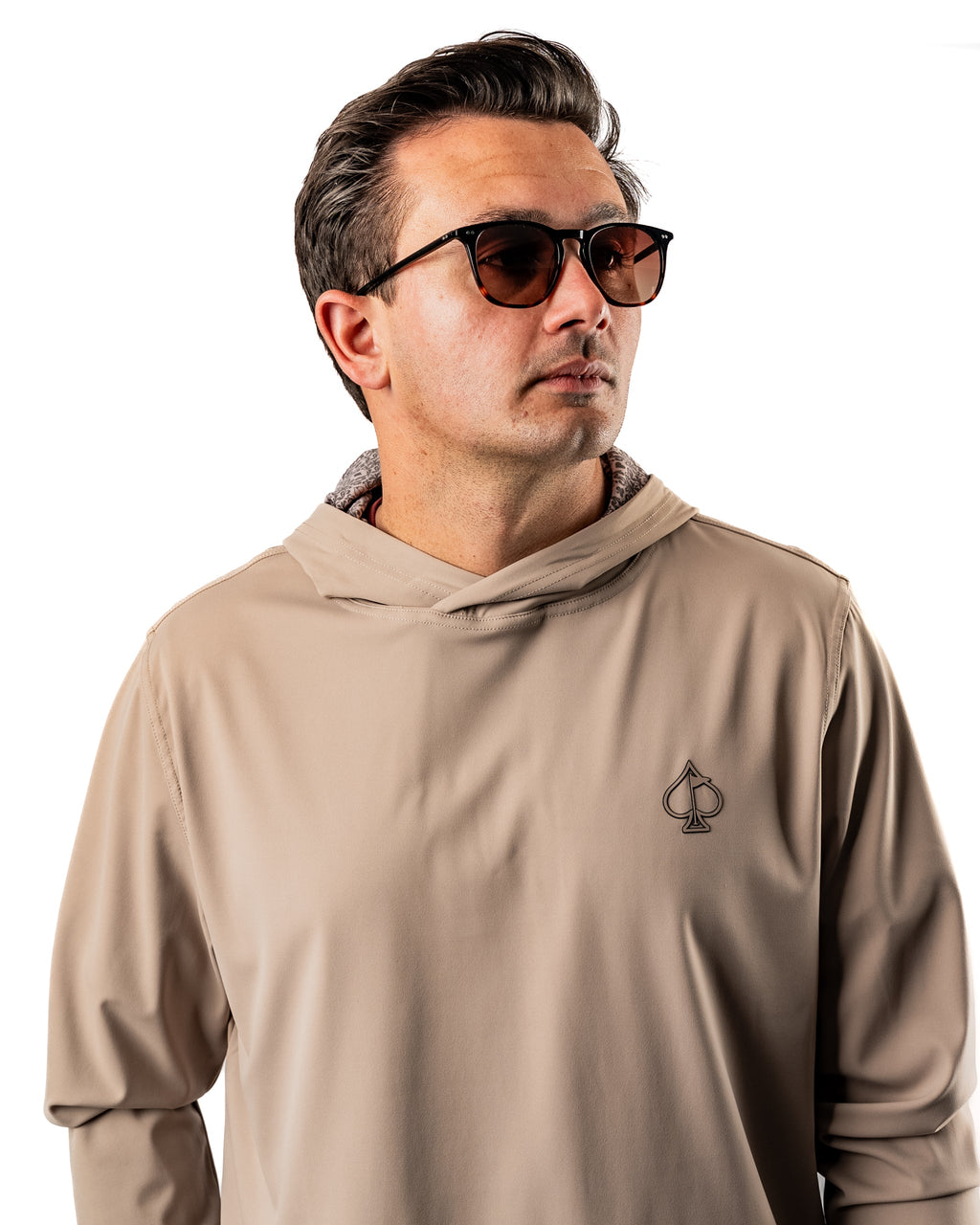 AM1.Performance Golf Hoodie - Big Blind Ash