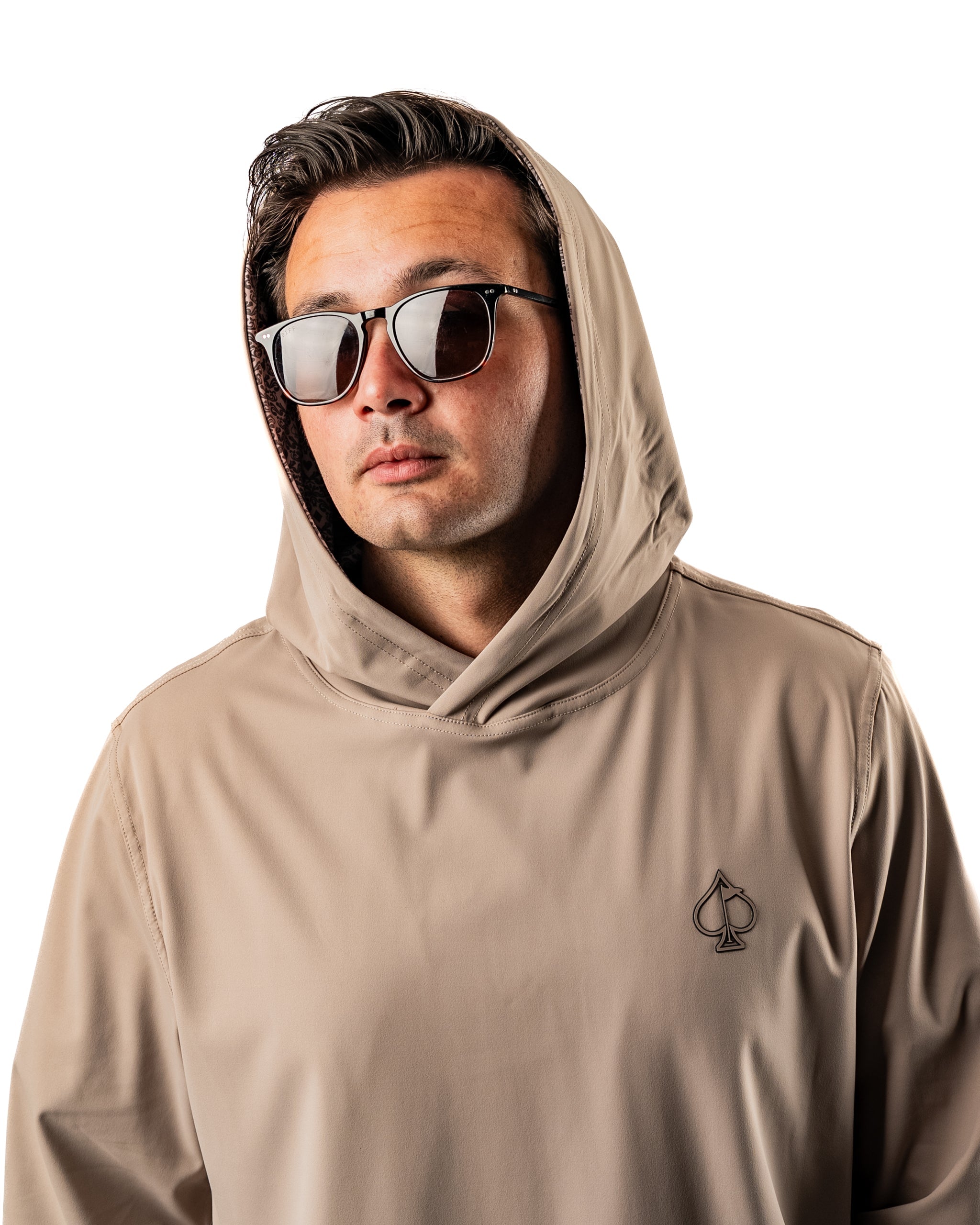 AM1.Performance Golf Hoodie - Big Blind Ash