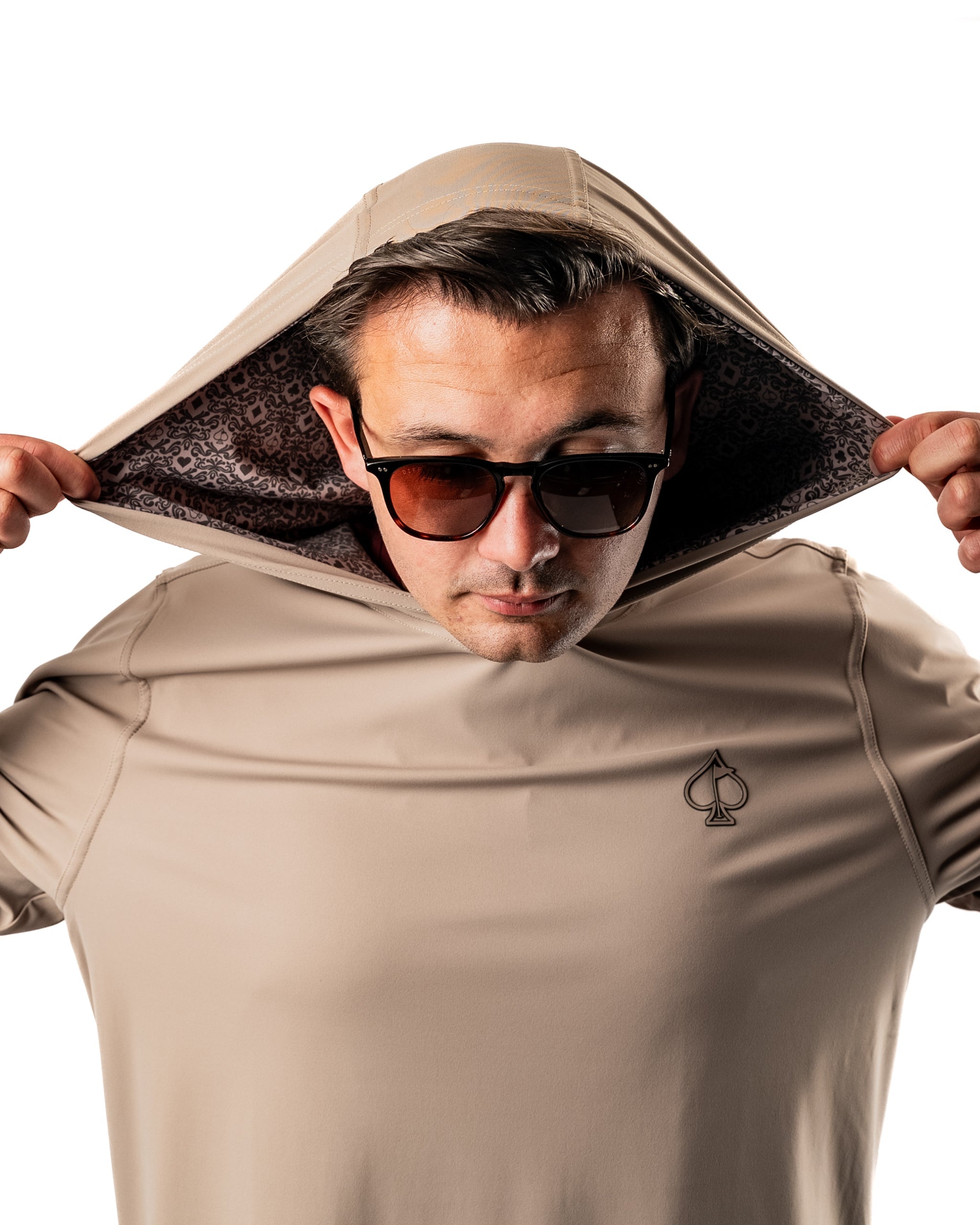 AM1.Performance Golf Hoodie - Big Blind Ash