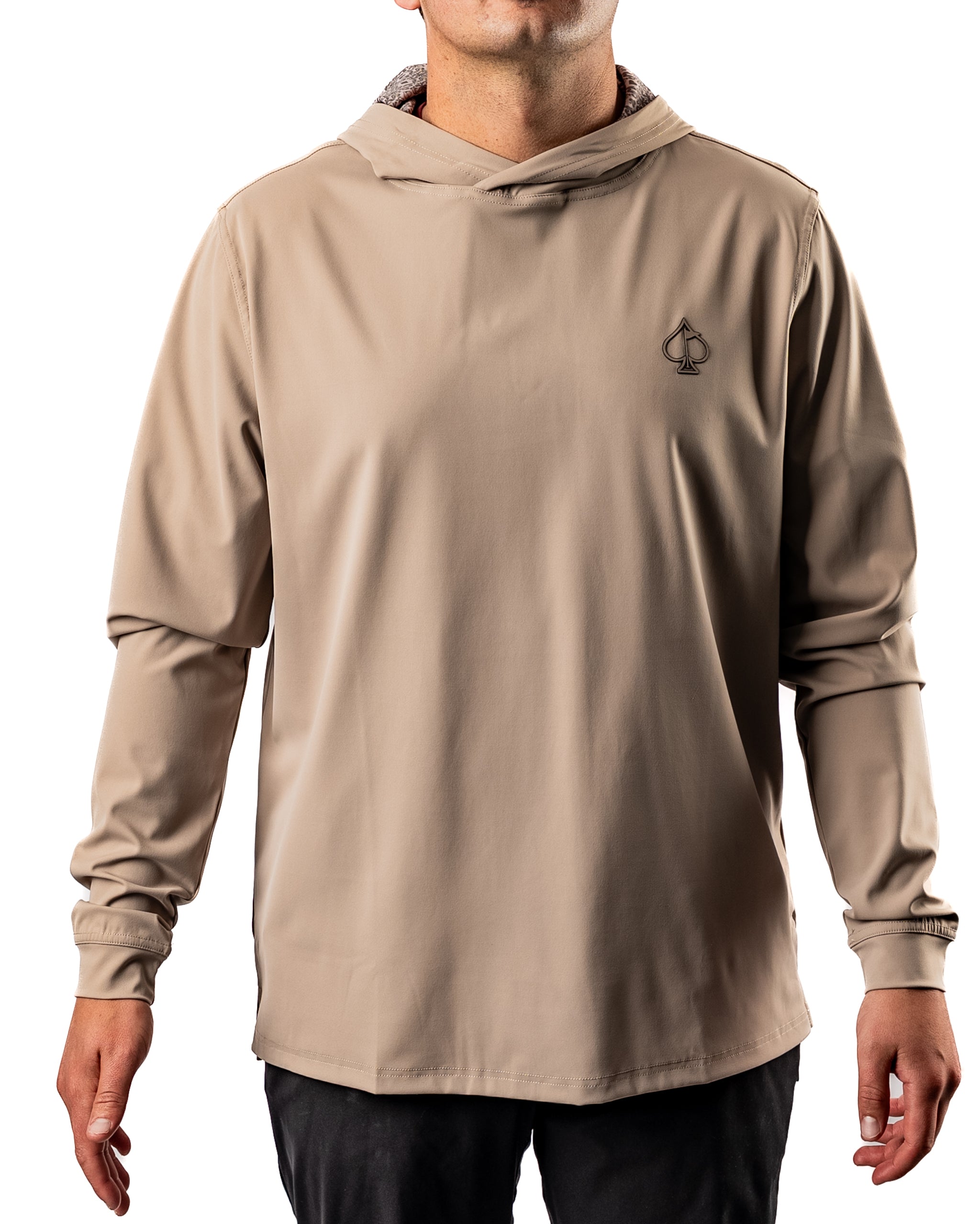 AM1.Performance Golf Hoodie - Big Blind Ash