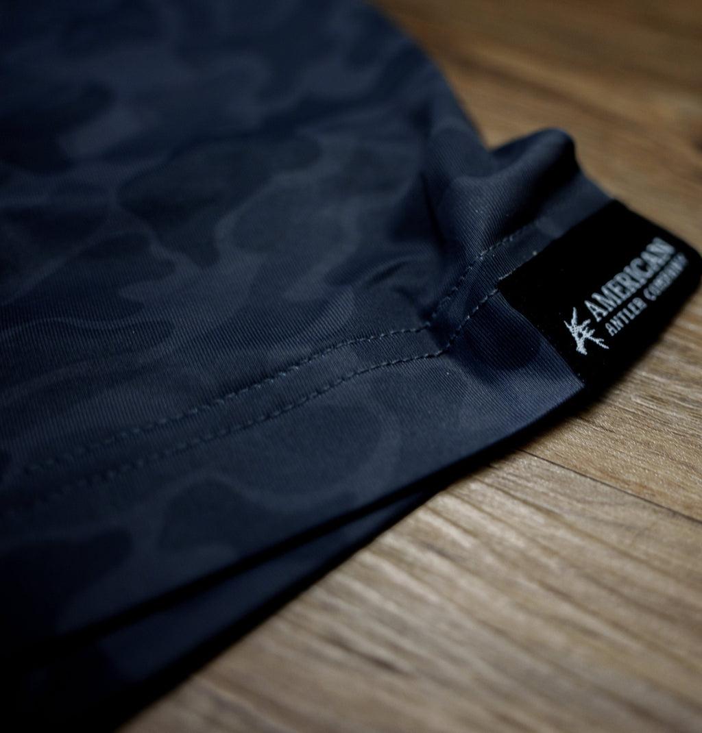 7.Black Marsh Duck Camo Golf Polo