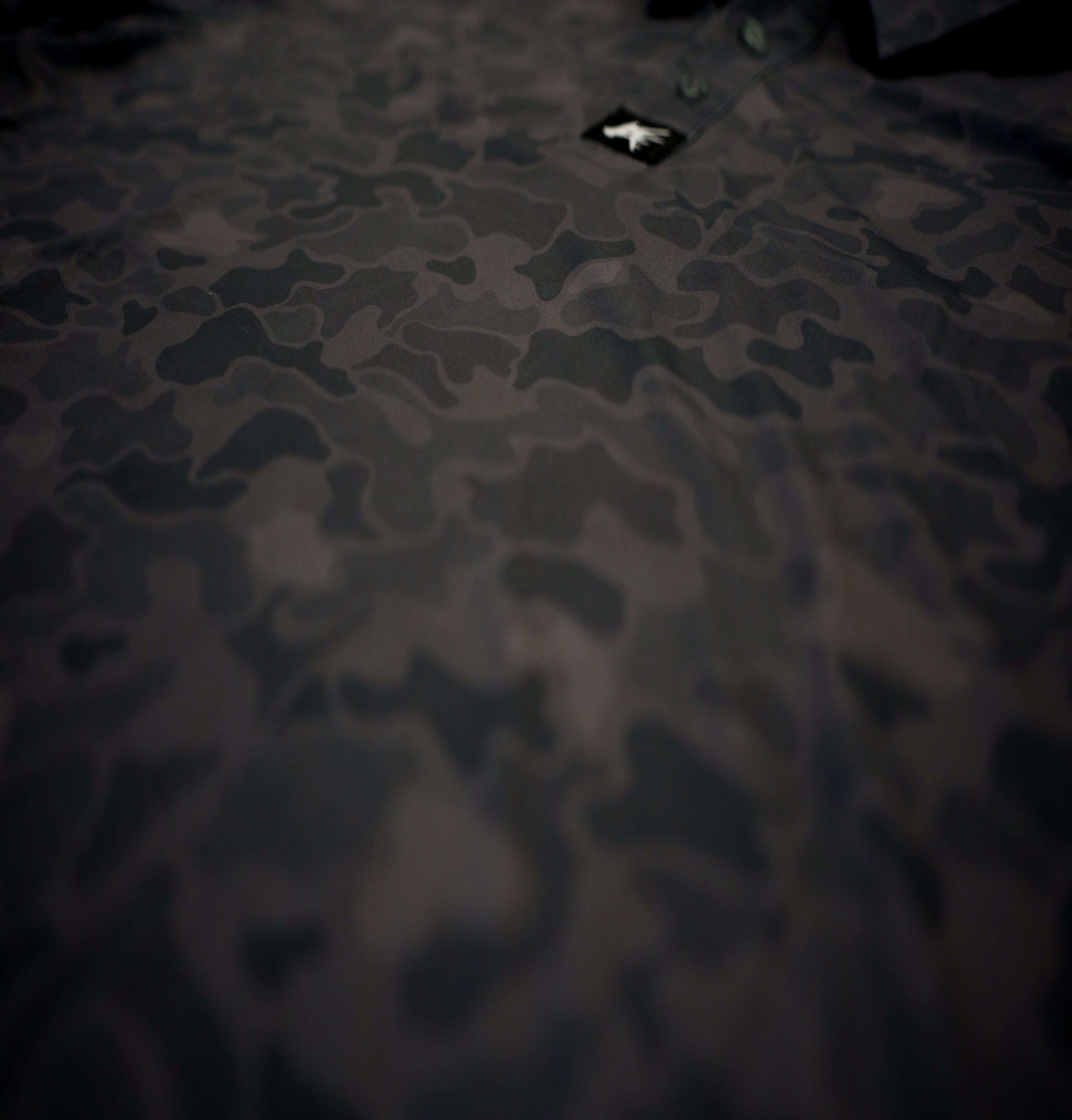 7.Black Marsh Duck Camo Golf Polo