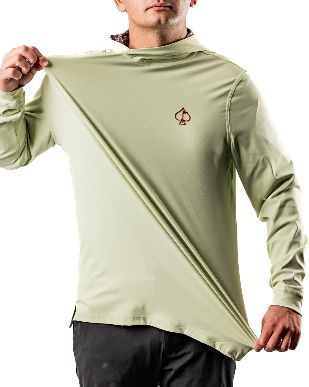 7. Performance Golf Hoodie - Desert Sage