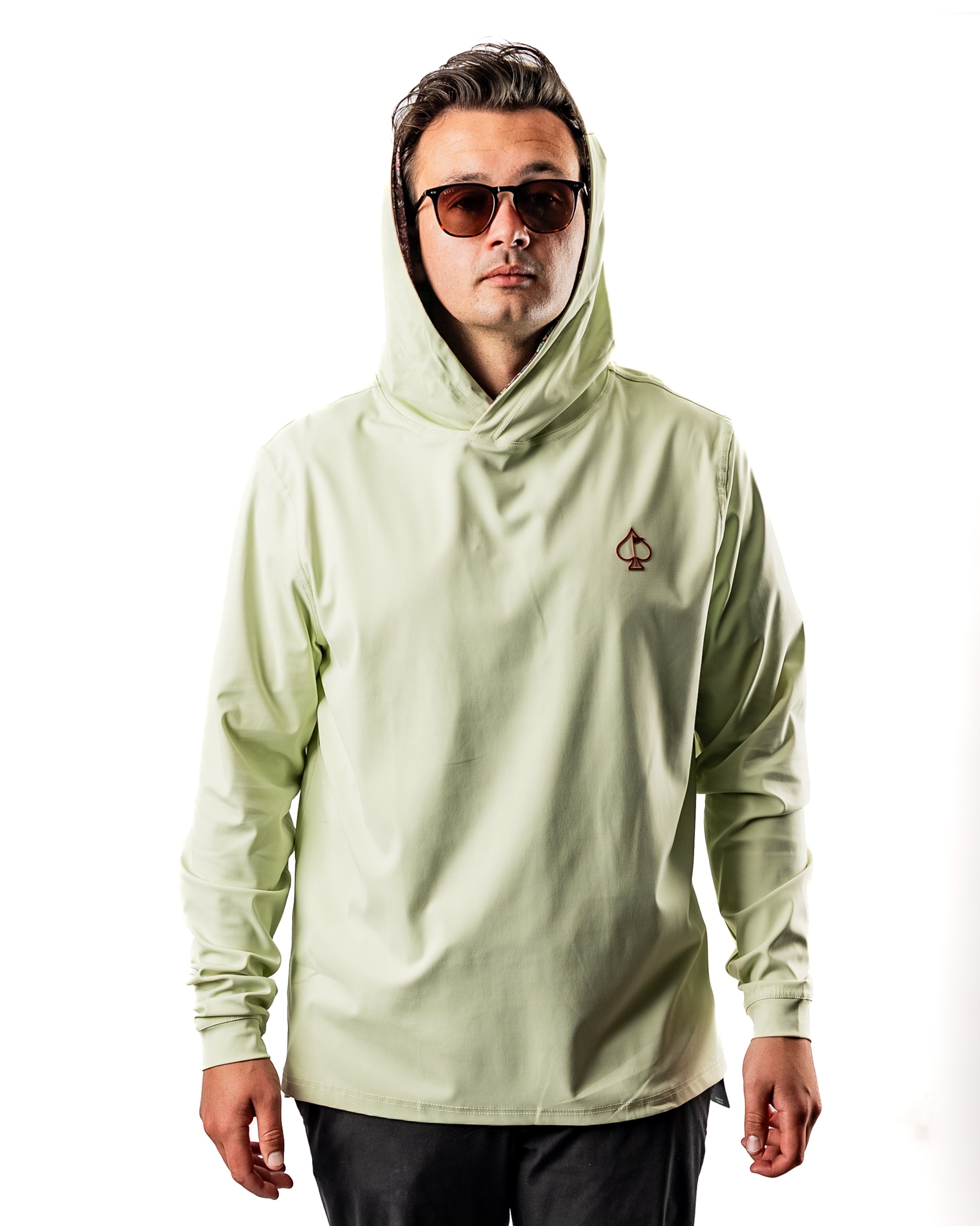 7. Performance Golf Hoodie - Desert Sage