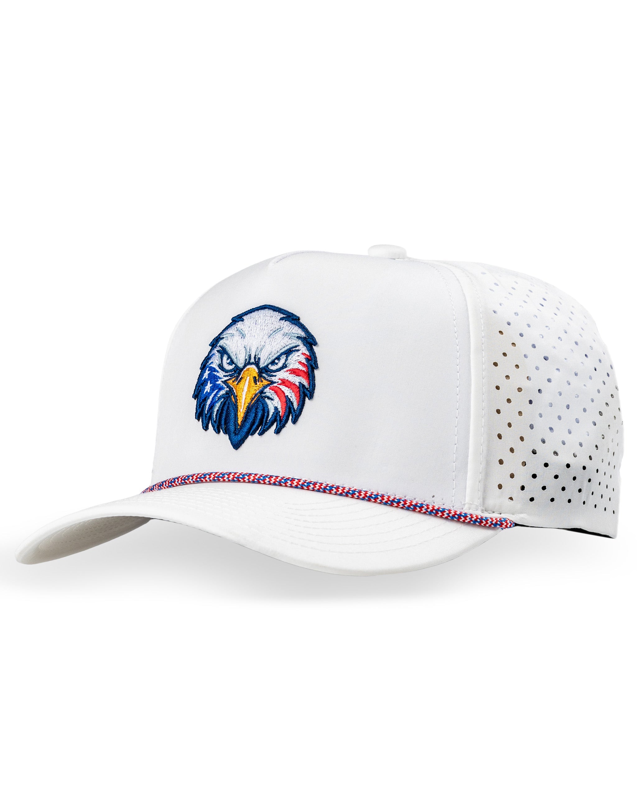 A.Perforated Rope Hat - Independence Eagle