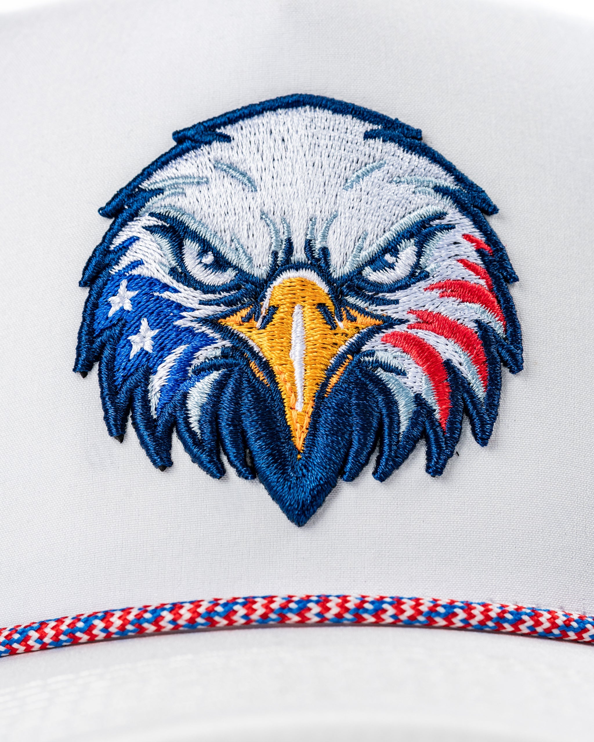 A.Perforated Rope Hat - Independence Eagle