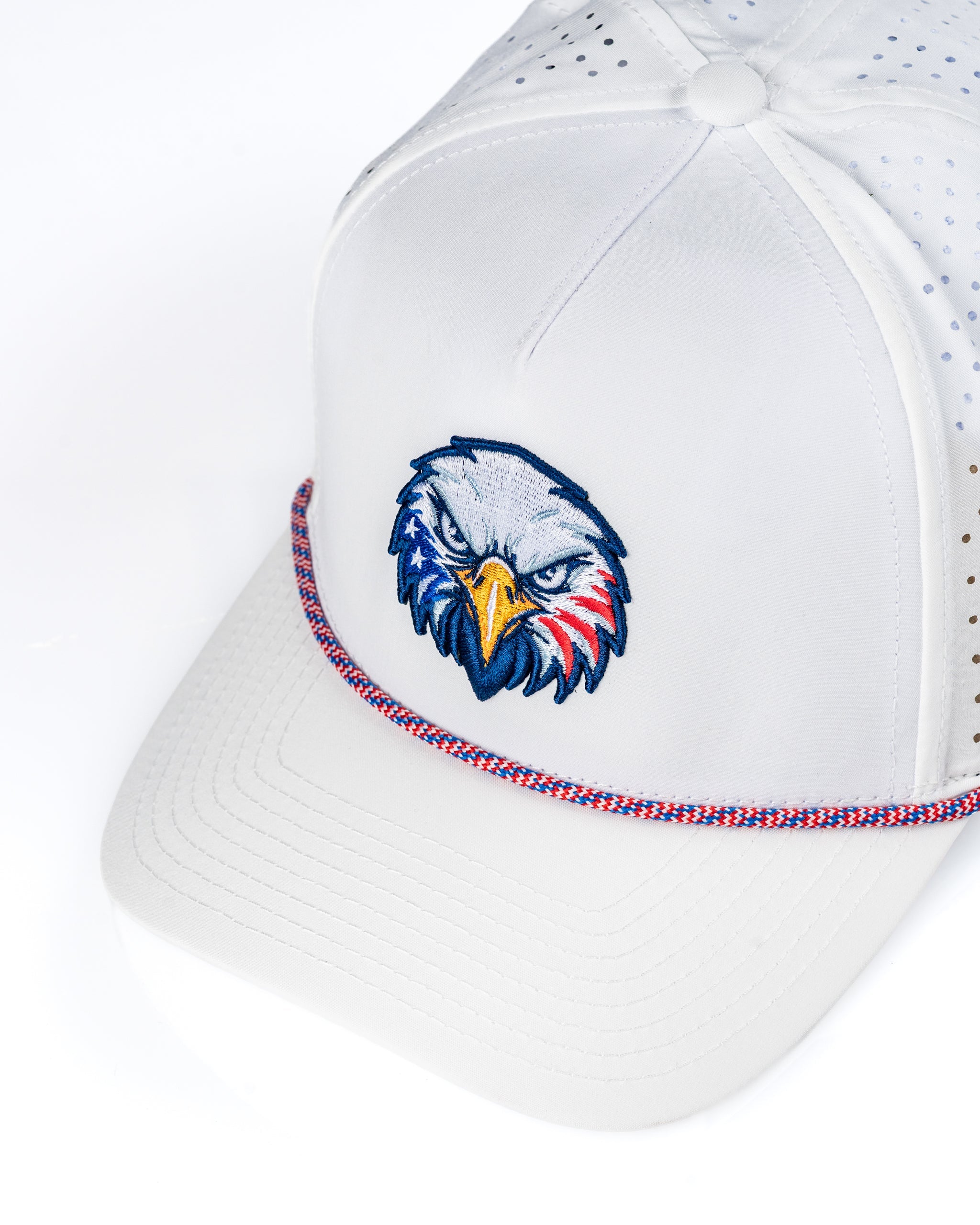 A.Perforated Rope Hat - Independence Eagle