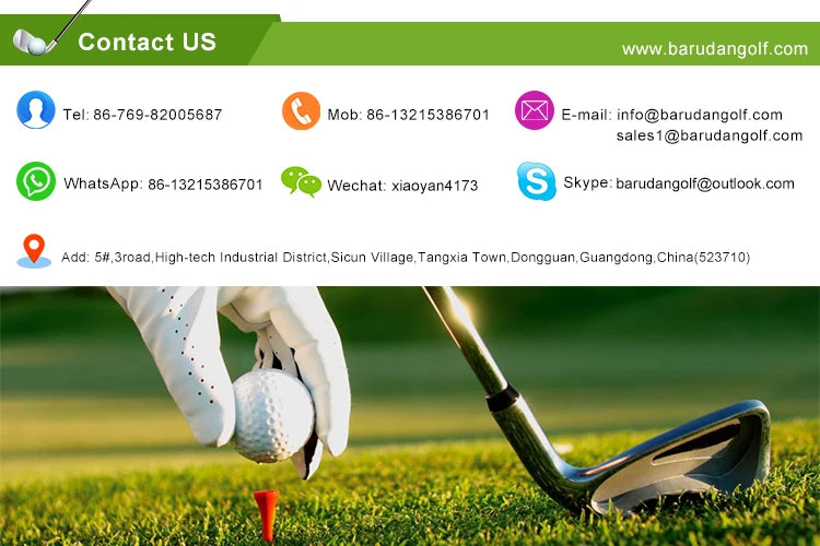 Green Leather Groundhog Golf Driver Fairway Wood Hybrid/UT  Headcover Club Head Cover High Quality Embroidery