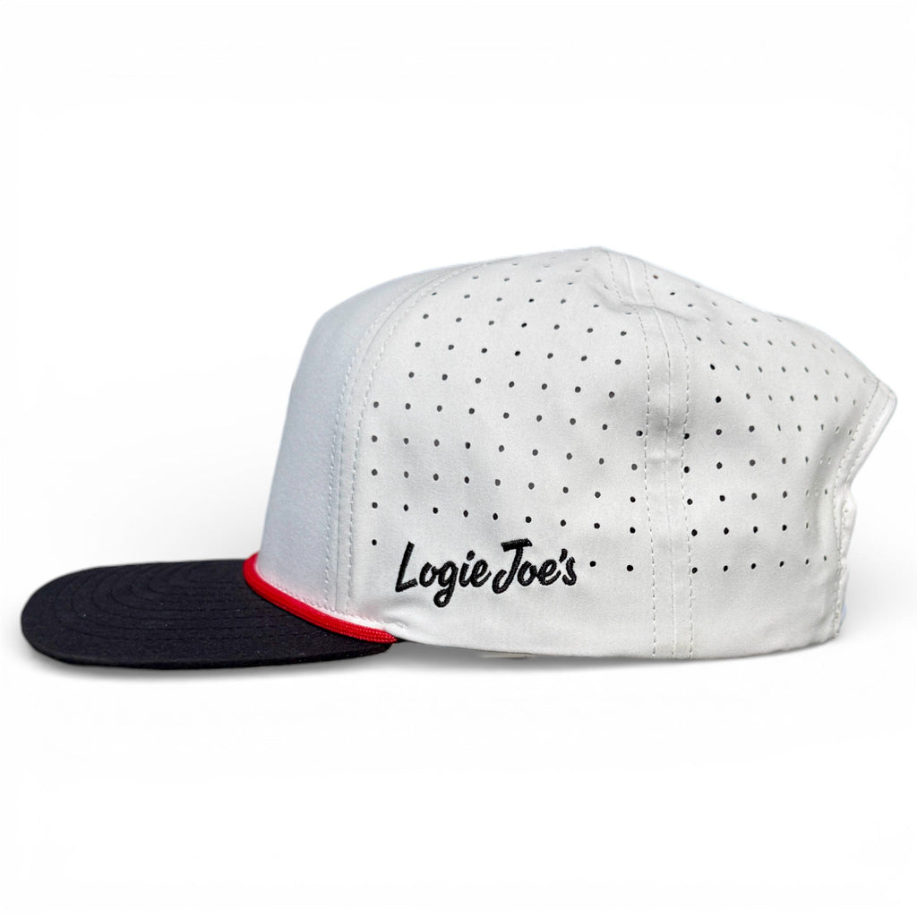 7.1.1Pocket Aces Golf Hat | Snapback Cap | Built-in Magnetic Ball Marker Holder + Marker Included | Adjustable Gray & Black