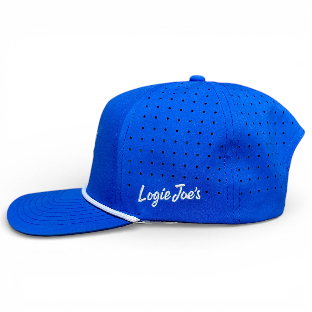 7.1.1Water Ball Golf Hat | Snapback Cap | Built-in Magnetic Ball Marker Holder + Marker Included | Adjustable Blue