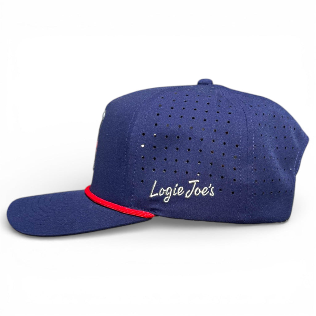 7.1Crab Trap Golf Hat | Snapback Cap | Built-in Magnetic Ball Marker Holder + Marker Included | Adjustable | One Size