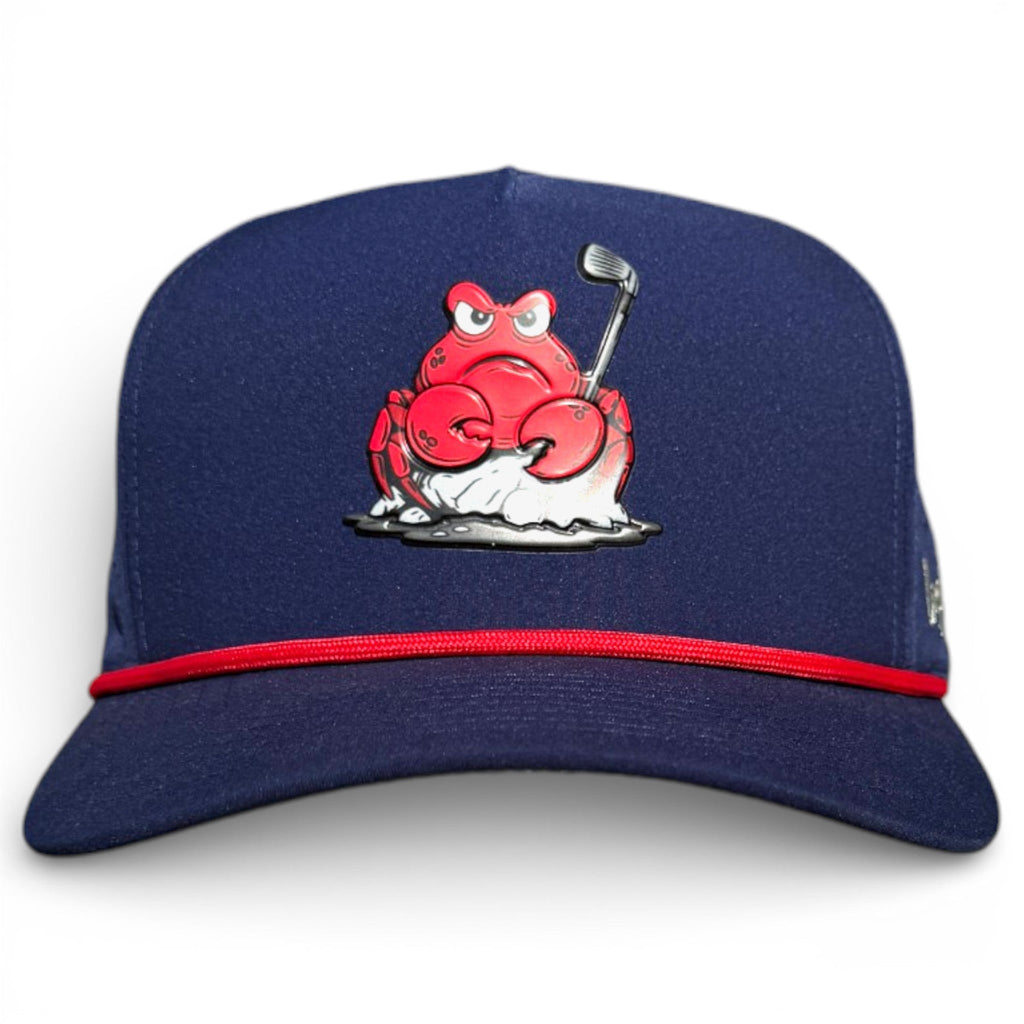 7.1Crab Trap Golf Hat | Snapback Cap | Built-in Magnetic Ball Marker Holder + Marker Included | Adjustable | One Size