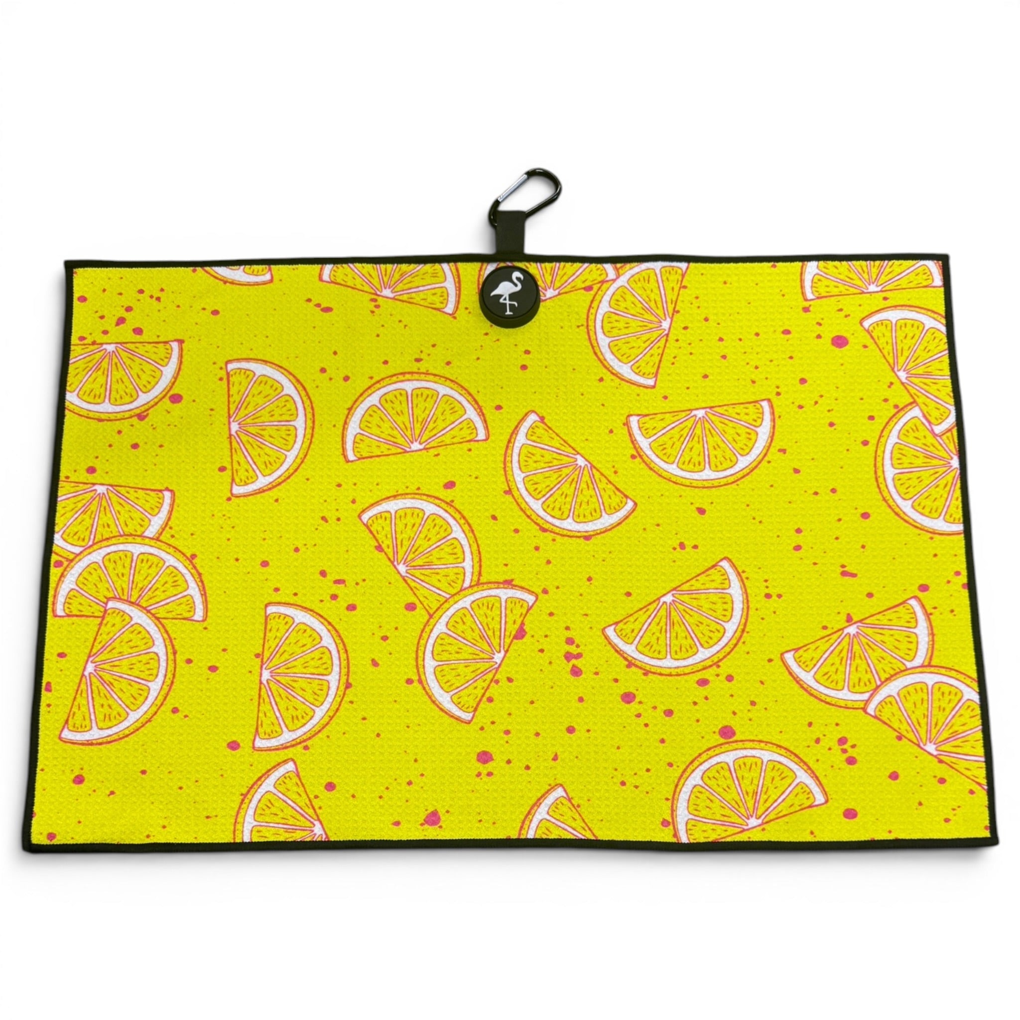 T.Main Squeeze Golf Towel | 24” x 16” Microfiber Towel | Magnetic Clip & Carabiner | Premium Golf Accessory