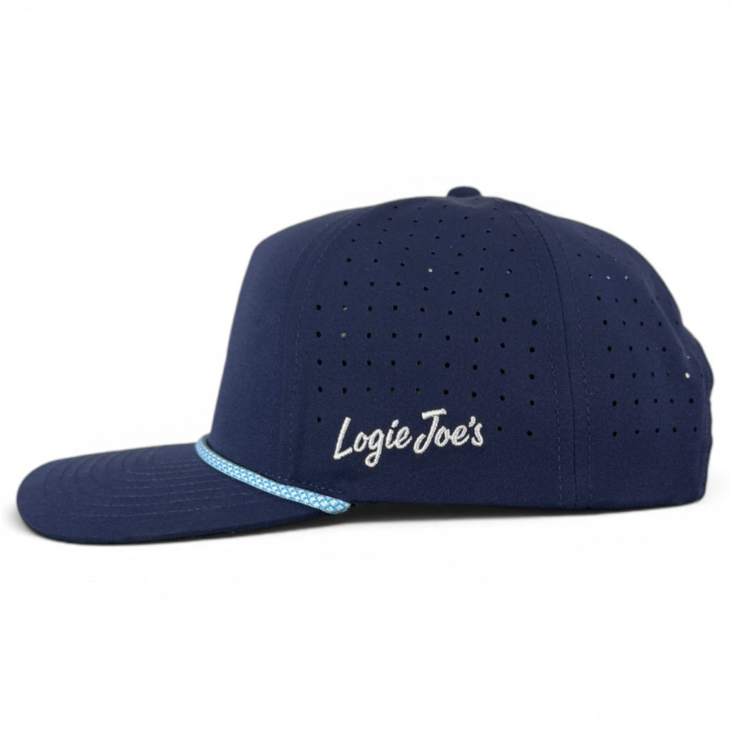 A.Zero Chill Yeti Golf Hat | Snapback Cap | Built-in Magnetic Ball Marker Holder + Marker Included | Adjustable Navy Abominable Snowman