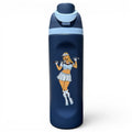 H.Fairway Pin-Up Hydration Bottle | 24oz Insulated Stainless Steel | Flip Straw Lid w/ Handle