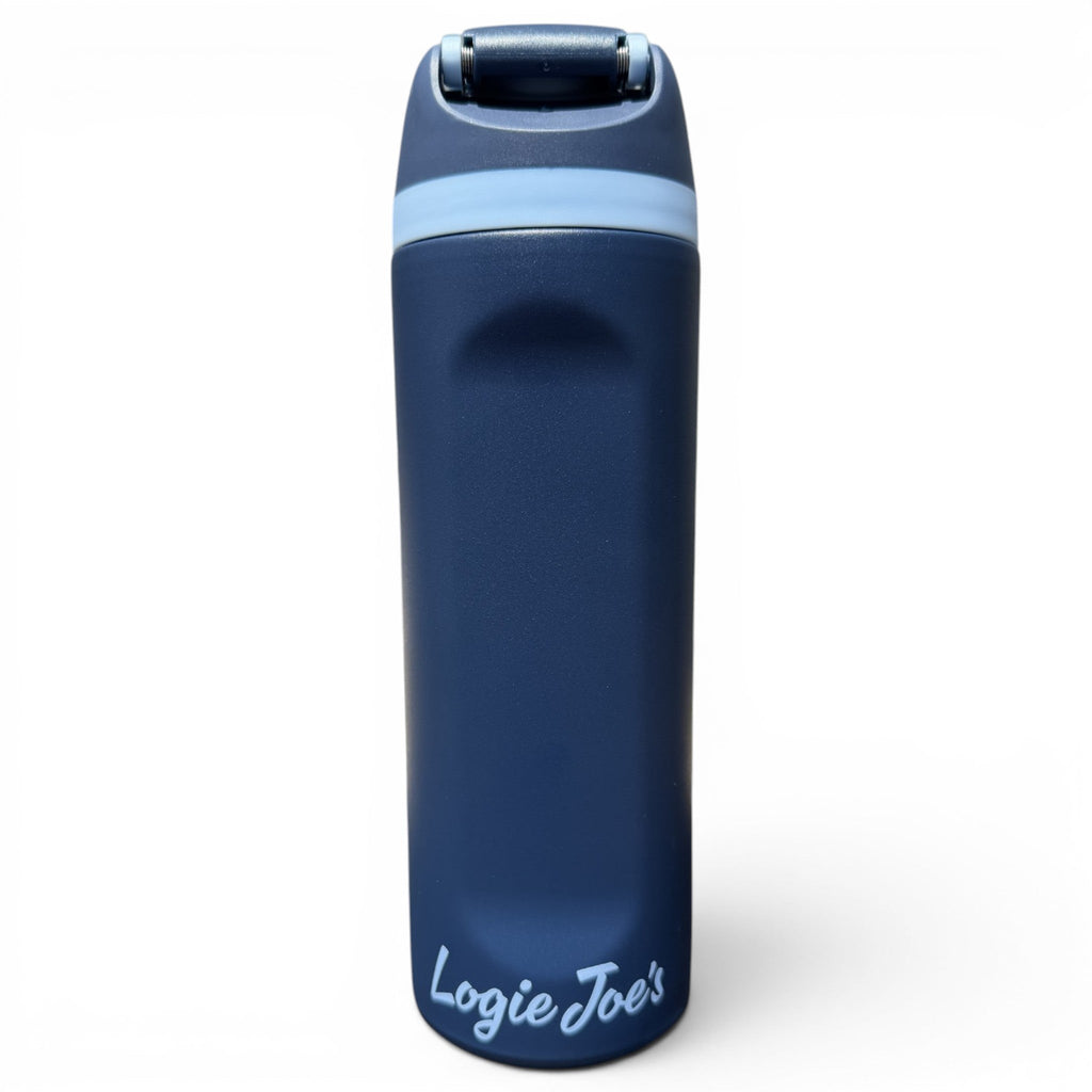 H.Fairway Pin-Up Hydration Bottle | 24oz Insulated Stainless Steel | Flip Straw Lid w/ Handle