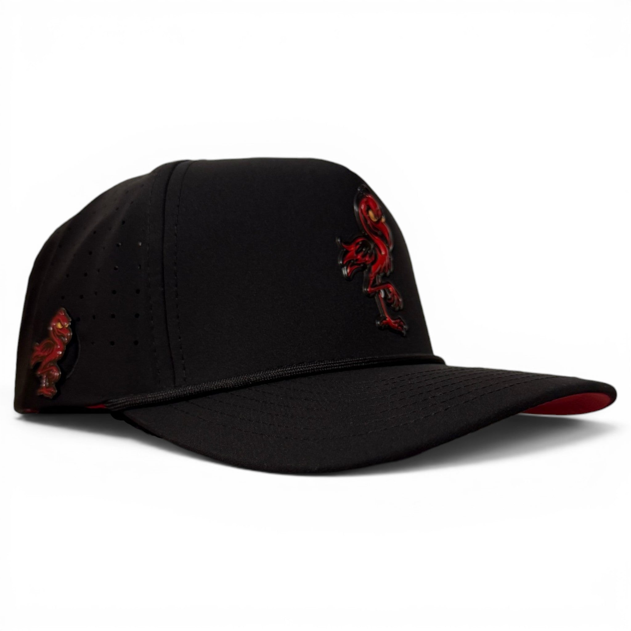 A.Jogie Loe's Flamingo Golf Hat | Snapback Cap | Built-in Magnetic Ball Marker Holder + Marker Included | Adjustable Flamingo