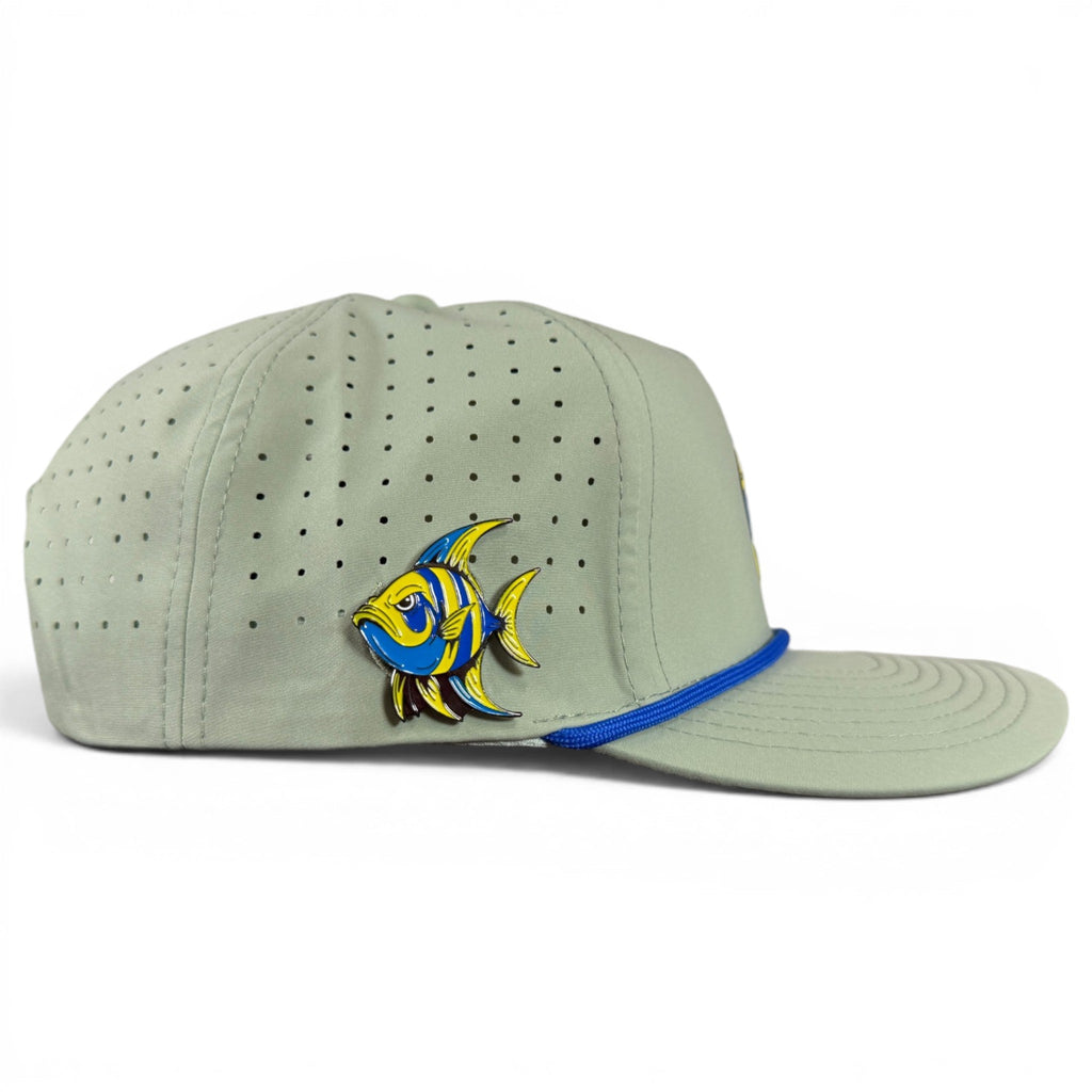 A.Angelfish Golf Hat | Snapback Cap | Built-in Magnetic Ball Marker Holder + Marker Included | Adjustable