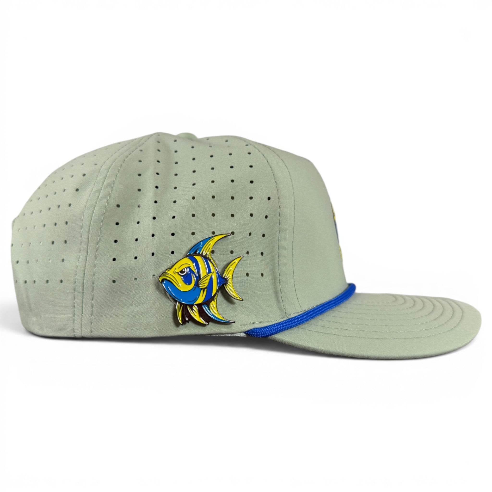 A.Angelfish Golf Hat | Snapback Cap | Built-in Magnetic Ball Marker Holder + Marker Included | Adjustable