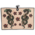 T.Serpent Golf Towel | 24” x 16” Microfiber Towel | Magnetic Clip & Carabiner | Premium Golf Accessory