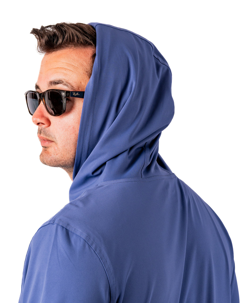 7. Performance Golf Hoodie - Wavy Stars and Stripes