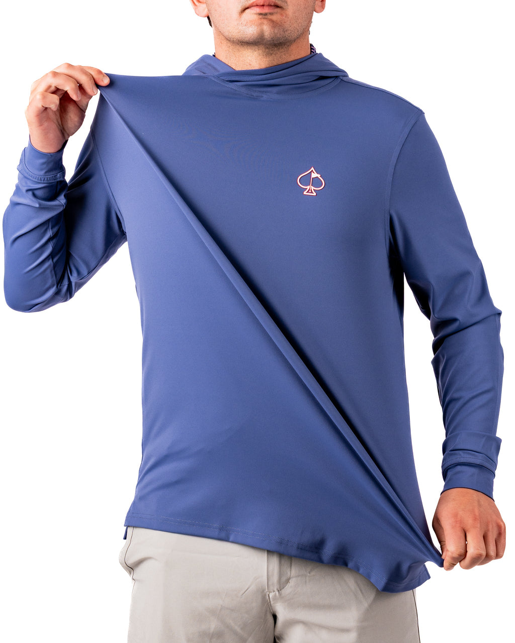 7. Performance Golf Hoodie - Wavy Stars and Stripes