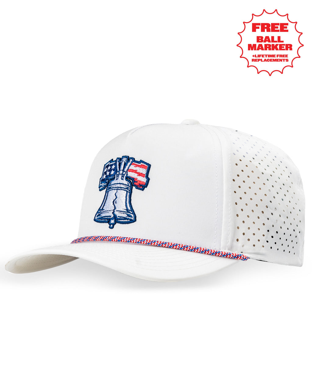 A.Perforated Rope Hat - Liberty Bell