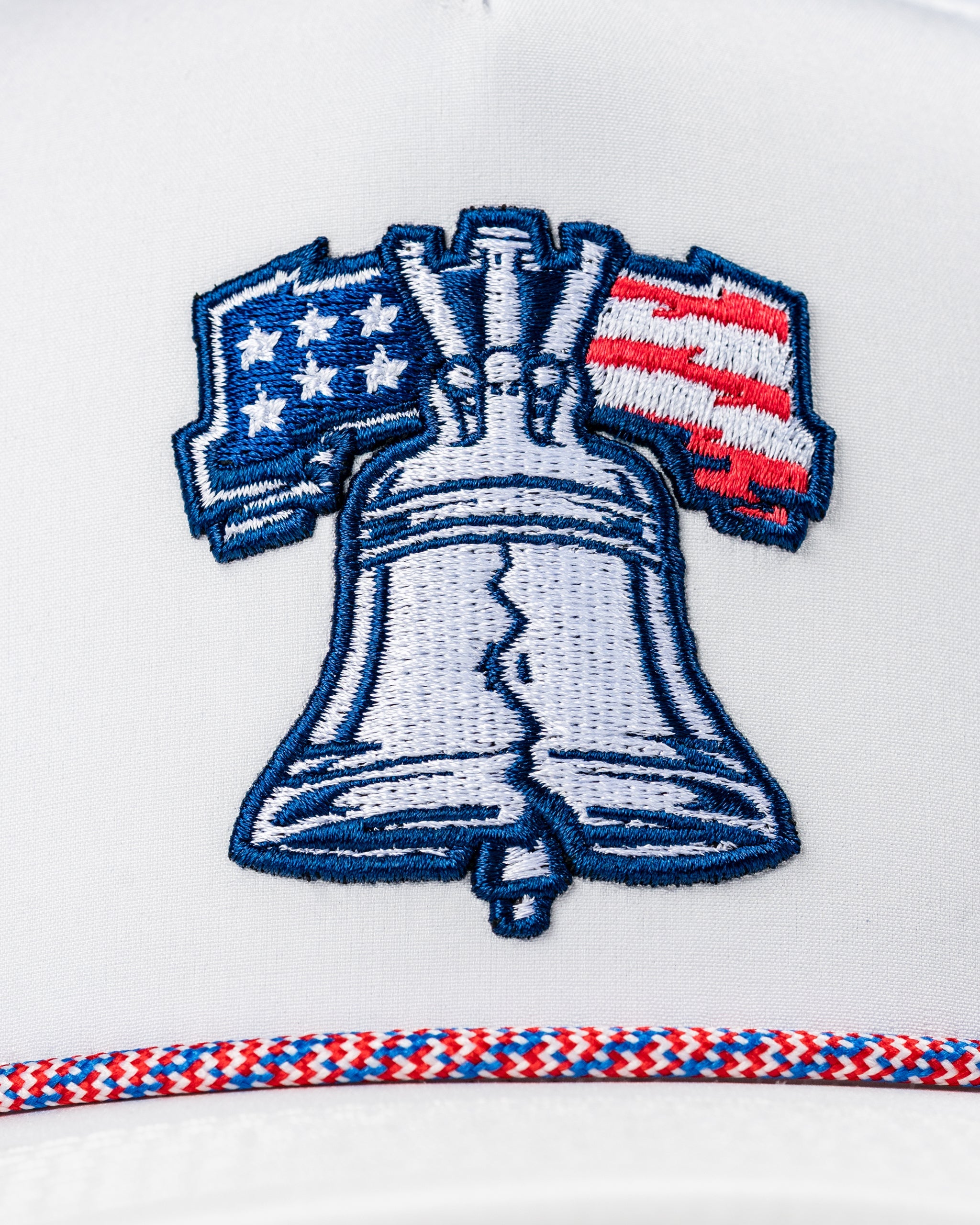A.Perforated Rope Hat - Liberty Bell