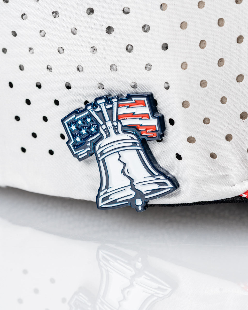 A.Perforated Rope Hat - Liberty Bell