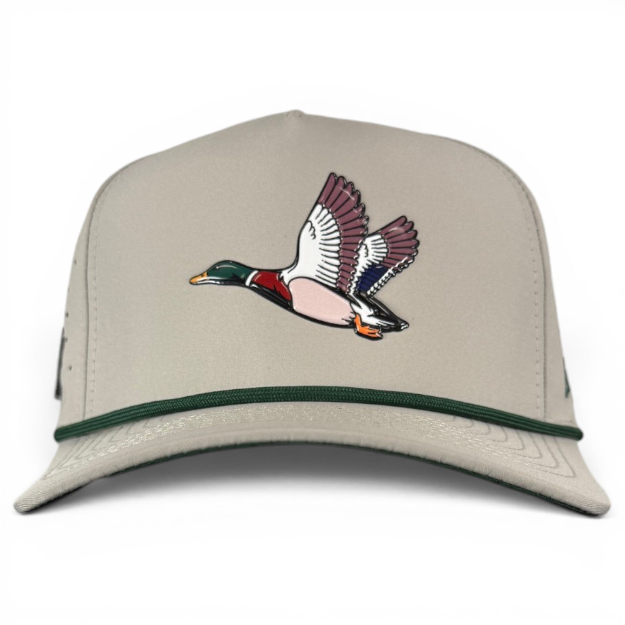 A.Mallard Golf Hat | Snapback Cap | Built-in Magnetic Ball Marker Holder + Marker Included | Adjustable | Duck