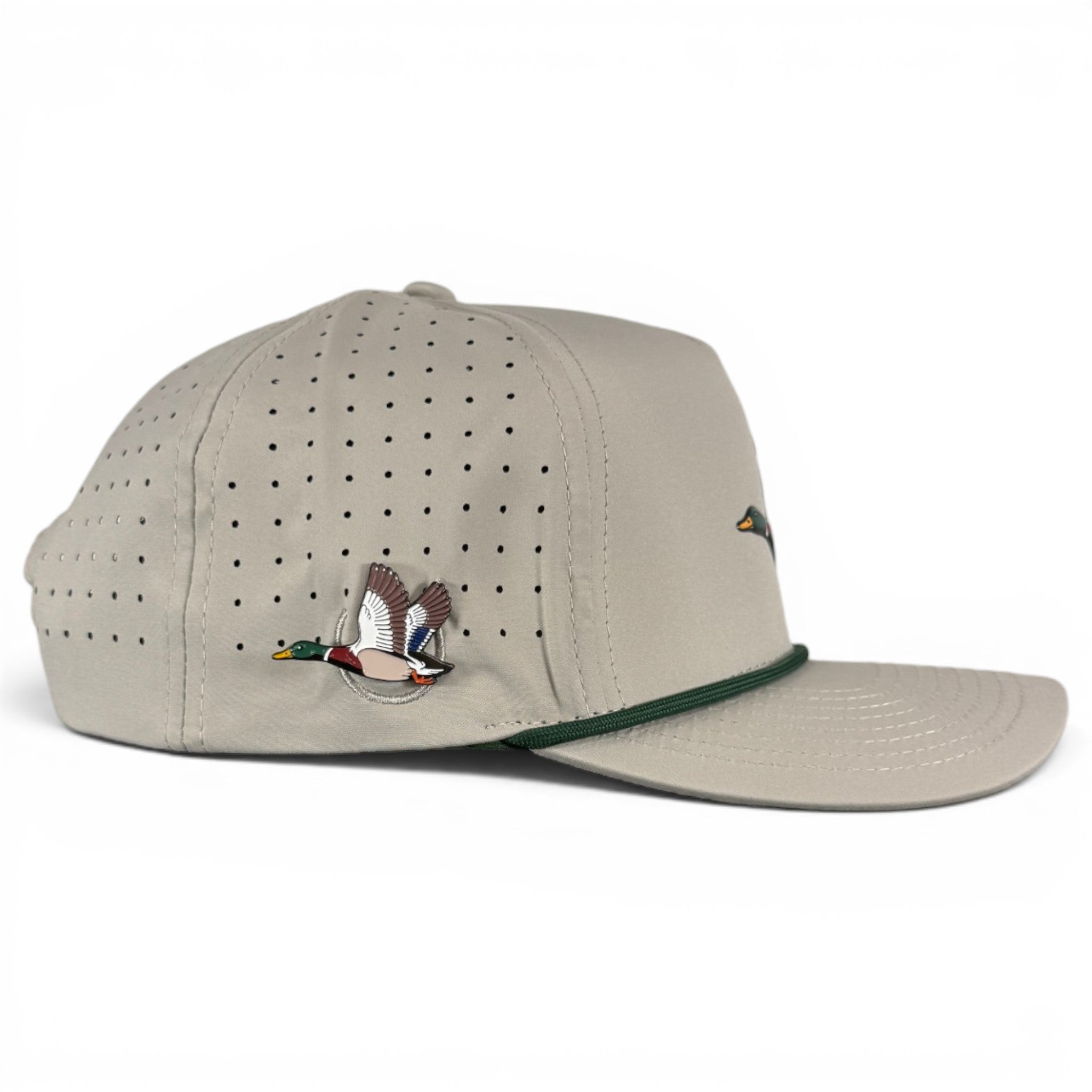 A.Mallard Golf Hat | Snapback Cap | Built-in Magnetic Ball Marker Holder + Marker Included | Adjustable | Duck