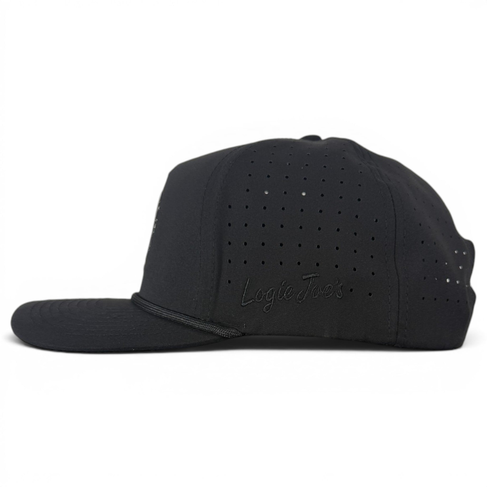 7.1Night Stalker Golf Hat | Snapback Cap | Built-in Magnetic Ball Marker Holder + Marker Included | Adjustable | Animal Eyes Black