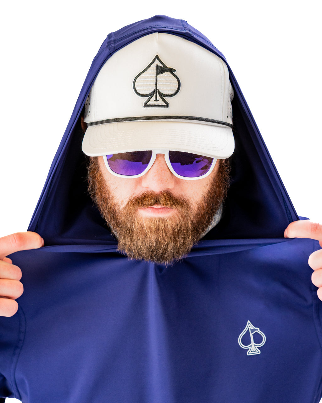 7. Performance Golf Hoodie - Navy