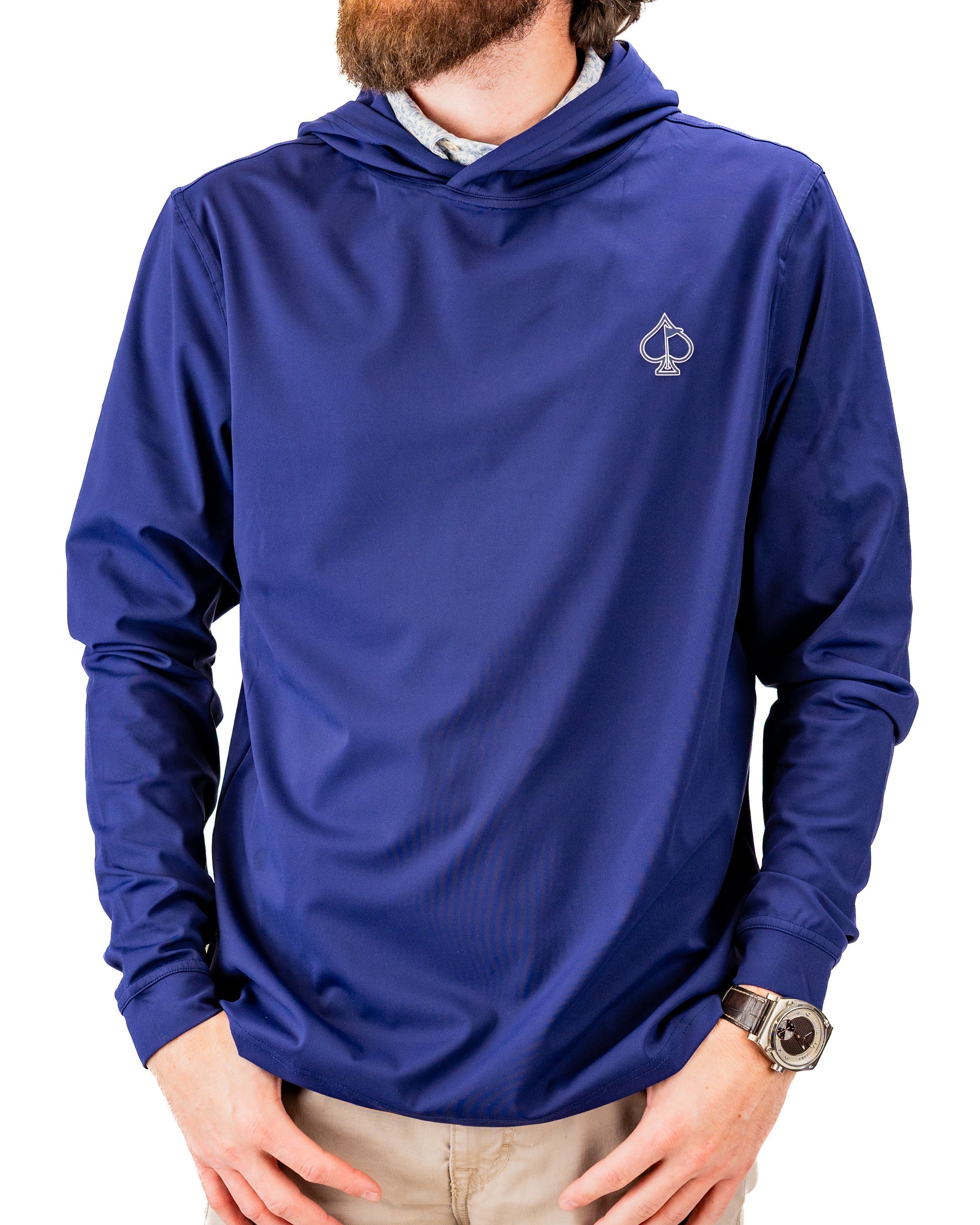 7. Performance Golf Hoodie - Navy